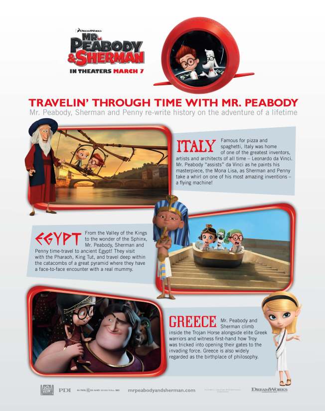 Mr. Peabody & Sherman Travel Guide
